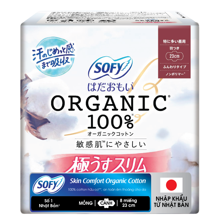 SOFY Organic 23cm 8 miếng